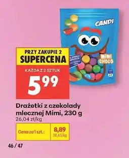 Biedronka Drażetki z czekolady mlecznej Mimi 230 g oferta