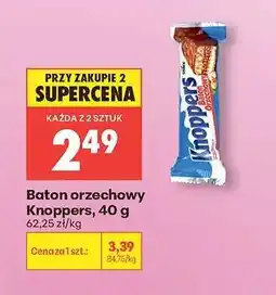 Biedronka Baton orzechowy Knoppers, 40 g oferta