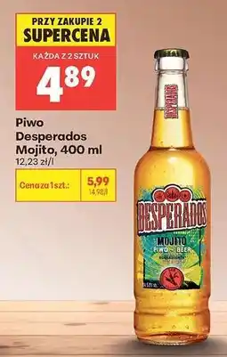 Biedronka Piwo Desperados Mojito, 400 ml oferta