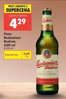 Biedronka Piwo Budweiser Budvar 500 ml oferta