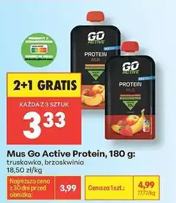 Biedronka Mus Go Active Protein, 180 g oferta