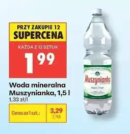 Biedronka Woda mineralna Muszynianka, 1,5 l oferta