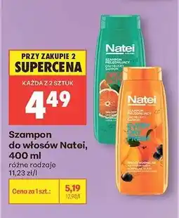 Biedronka Szampon do włosów Natei, 400 ml oferta