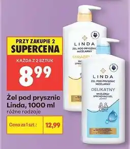 Biedronka Żel pod prysznic Linda, 1000 ml oferta