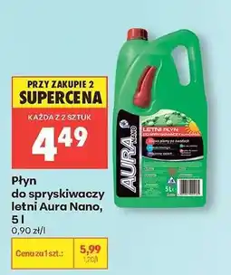 Biedronka Płyn do spryskiwaczy letni Aura Nano, 5 l oferta