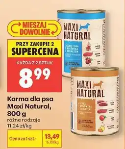 Biedronka Karma dla psa Maxi Natural, 800 g oferta