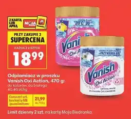 Biedronka Vanish Oxi Action oferta