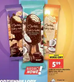 Biedronka Lody na patyku Marletto Fairy Tale, 90 ml oferta