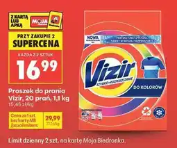 Biedronka Proszek do prania Vizir 20 prań 1,1 kg oferta