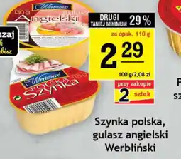Gram Market Werbliński Szynka polska, gulasz angielski oferta