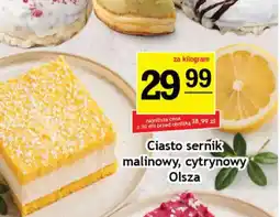 Gram Market Ciasto sernik malinowy, cytrynowy Olsza oferta