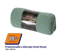 Action Prześcieradło z dżerseju Hotel Royal 180 x 200 cm oferta