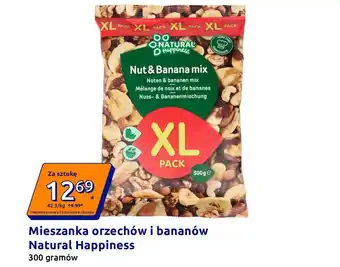 Mieszanka orzechów i bananów Natural Happiness
