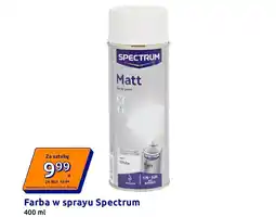 Action Farba w sprayu Spectrum Matt White oferta
