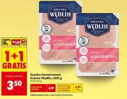 Biedronka Szynka konserwowa Kraina Wędlin oferta