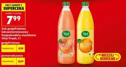 Biedronka Sok grejpfrutowy lub pomarańczowy bezpośrednio wyciskany Vital Fresh oferta
