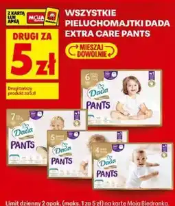 Biedronka Pieluchomajtki Dada Extra Care Pants oferta