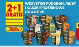 Biedronka Wszystkie puddingi, musy i kaszki proteinowe Go Active oferta