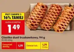 Biedronka Ciastko duet truskawkowy oferta