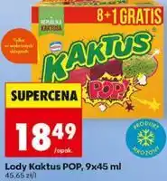 Biedronka Lody Kactus POP oferta