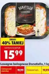 Biedronka Lasagne bolognese Donatello oferta