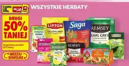 Biedronka Wszystkie herbaty (Lipton, Saga, Remsey, Herbarium) oferta