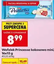 Biedronka Wafelek Princessa kokosowa mini oferta