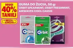 Biedronka Guma do żucia Orbit Spearmint, Orbit Freshmint, Airwaves Cool Cassis oferta