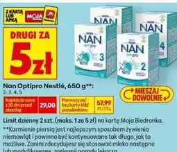 Biedronka Nan Optipro Nestlé oferta