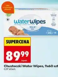 Biedronka Chusteczki Water Wipes, 9x60 szt oferta