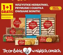 Biedronka Wszystkie herbatniki, prymuski i ciastka owsiane Bonitki oferta