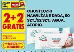 Biedronka Chusteczki nawilżane Dada, 50 szt./52 szt.: Aqua, Atopic oferta