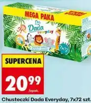 Biedronka Chusteczki Dada Everyday, 7x72 szt oferta