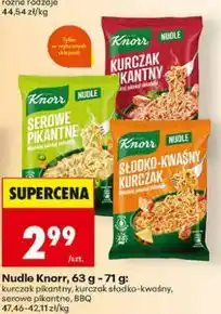 Biedronka Nudle Knorr oferta