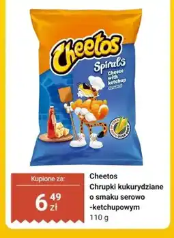 Biedronka Chrupki kukurydziane Cheetos Spirals o smaku serowo-ketchupowym oferta