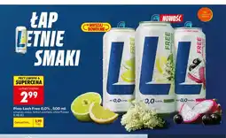 Biedronka Piwo bezalkoholowe Lech Free 0,0% elderflower oferta
