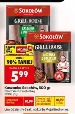 Biedronka Kaszanka z boczkiem Sokołów oferta