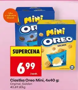 Biedronka Ciastka Oreo Mini Golden 4-pak oferta