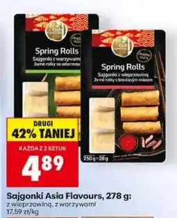 Biedronka Sajgonki Asia Flavours z warzywami oferta