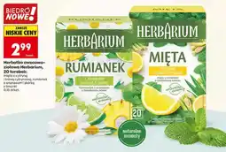 Biedronka Herbatka owocowo-ziołowa Herbarium mięta z cytryną i trawą cytrynową oferta