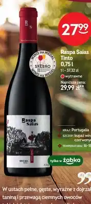 Żabka Wino Raspa Saias Tinto wytrawne oferta
