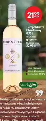 Żabka Wino Tiempo&Tierra Chardonnay wytrawne oferta