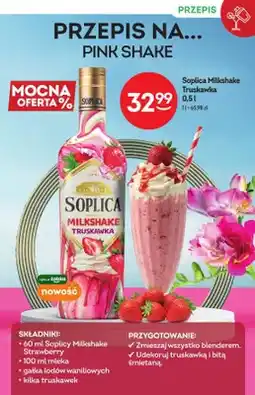 Żabka Likier Soplica Milkshake Truskawka oferta
