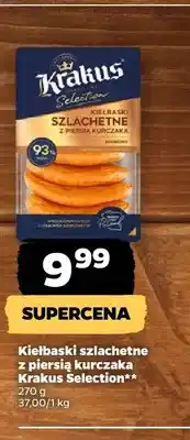 Netto Kiełbaski szlachetne z piersią kurczaka Krakus Selection oferta