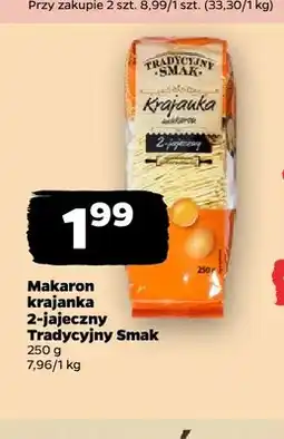 Netto Makaron krajanka 2-jajeczny Tradycyjny Smak oferta