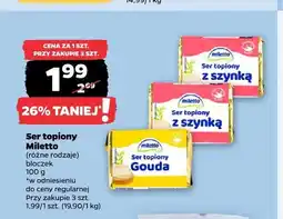 Netto Ser topiony z szynką Miletto oferta