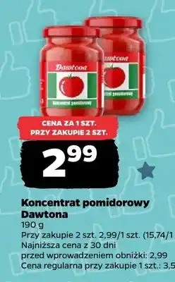 Netto Koncentrat pomidorowy Dawtona oferta