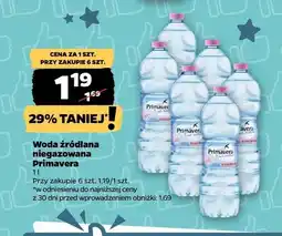 Netto Woda źródlana niegazowana Primavera oferta