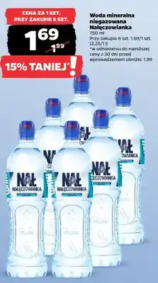 Netto Woda mineralna niegazowana Nałęczowianka oferta