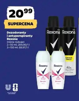 Netto Dezodorant w sprayu Rexona Men 2-pak oferta